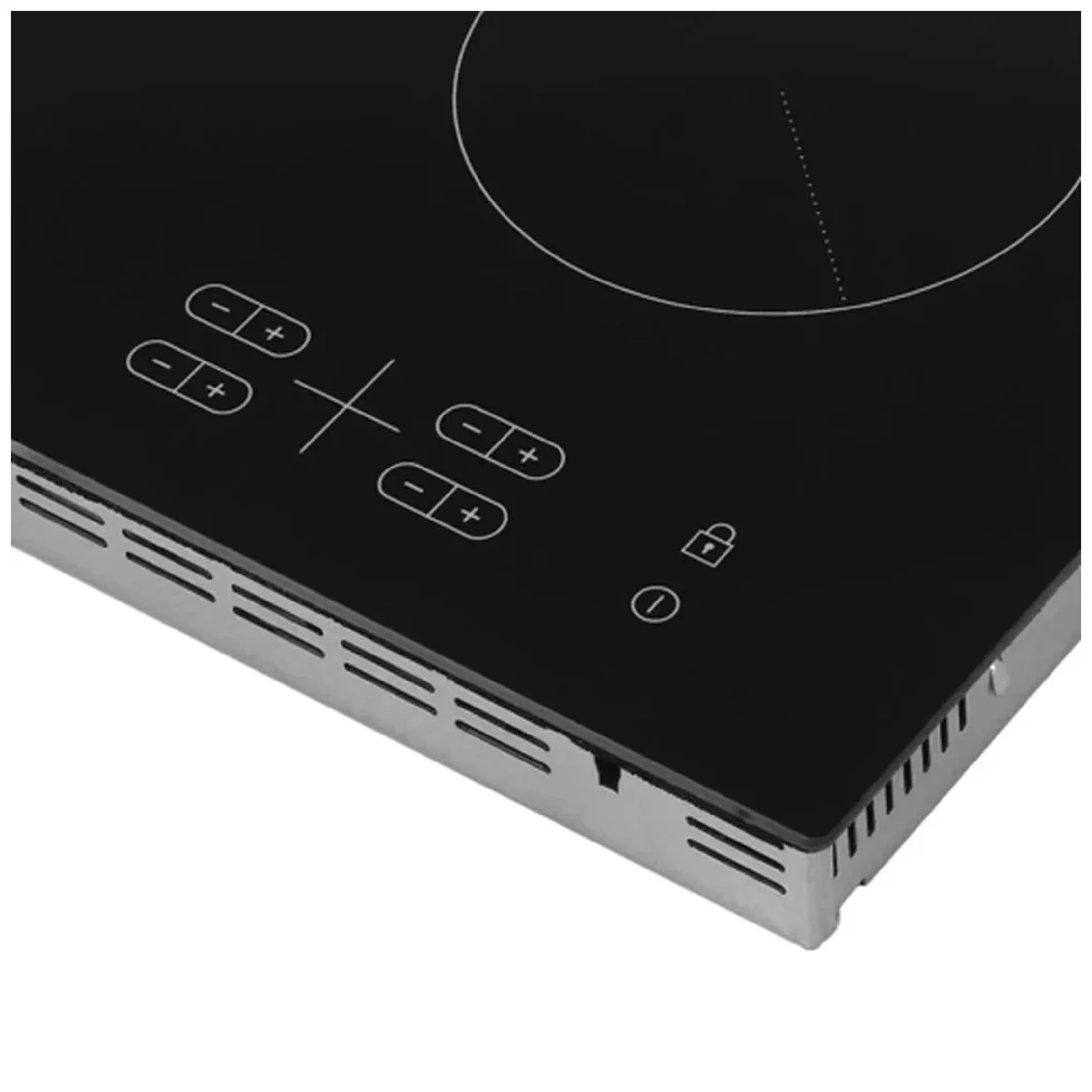 Встраиваемая электрическая панель Samsung NZ64T3506AK/WT 575x505x55 мм, стеклокерамика, 4 конфорки, скошенная рамка,сенсорное управление, светодиодный