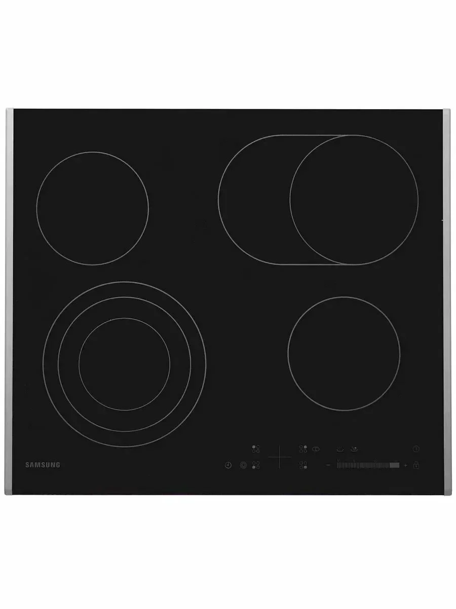 Встраиваемая электрическая панель Samsung NZ64T3536DK/WT 59 x 50.5 x 5.2 см., электронное управление, 15 степеней мощности, автоматическое отключение,