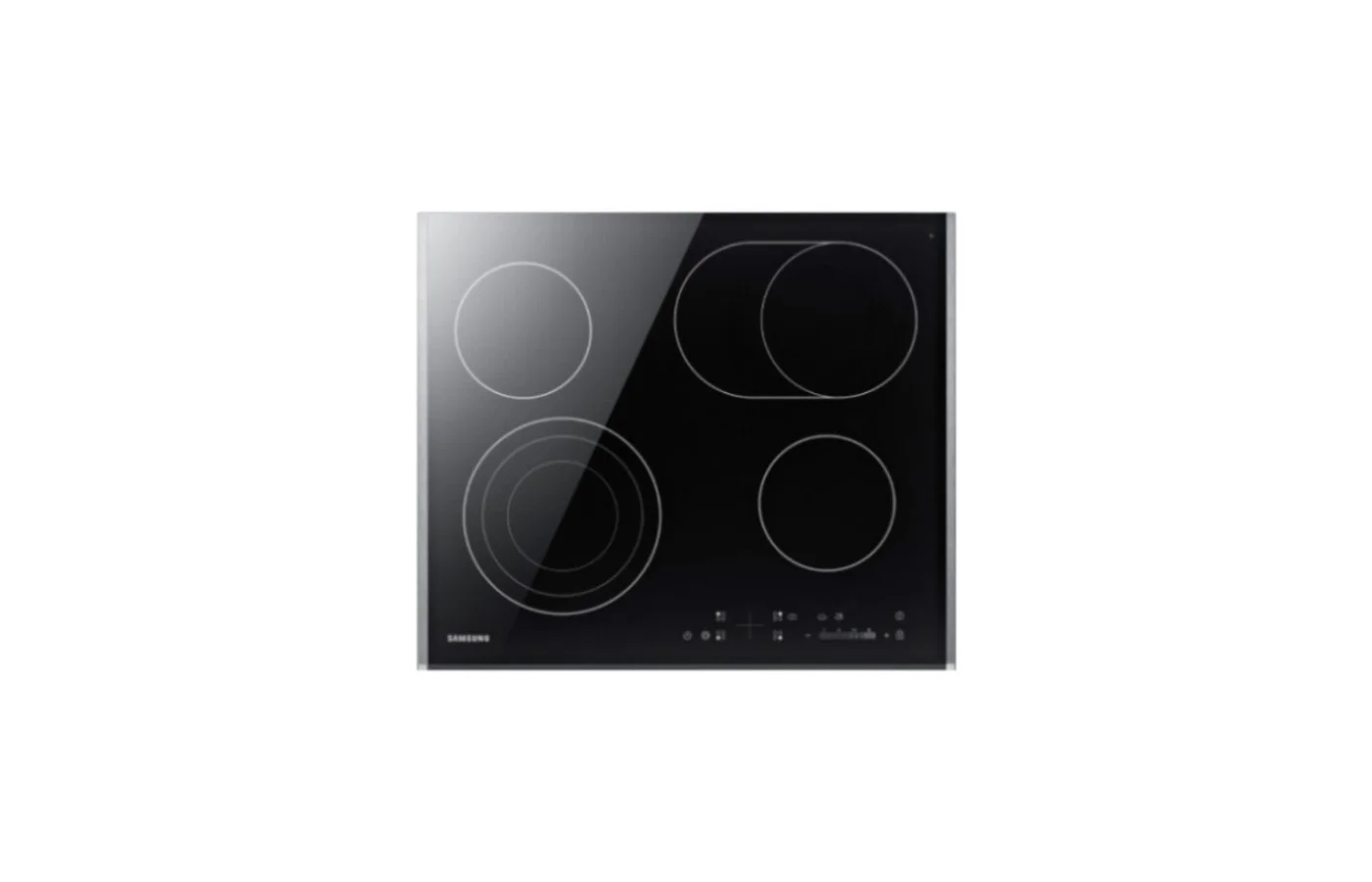 Встраиваемая электрическая панель Samsung NZ64T3536DK/WT 59 x 50.5 x 5.2 см., электронное управление, 15 степеней мощности, автоматическое отключение,