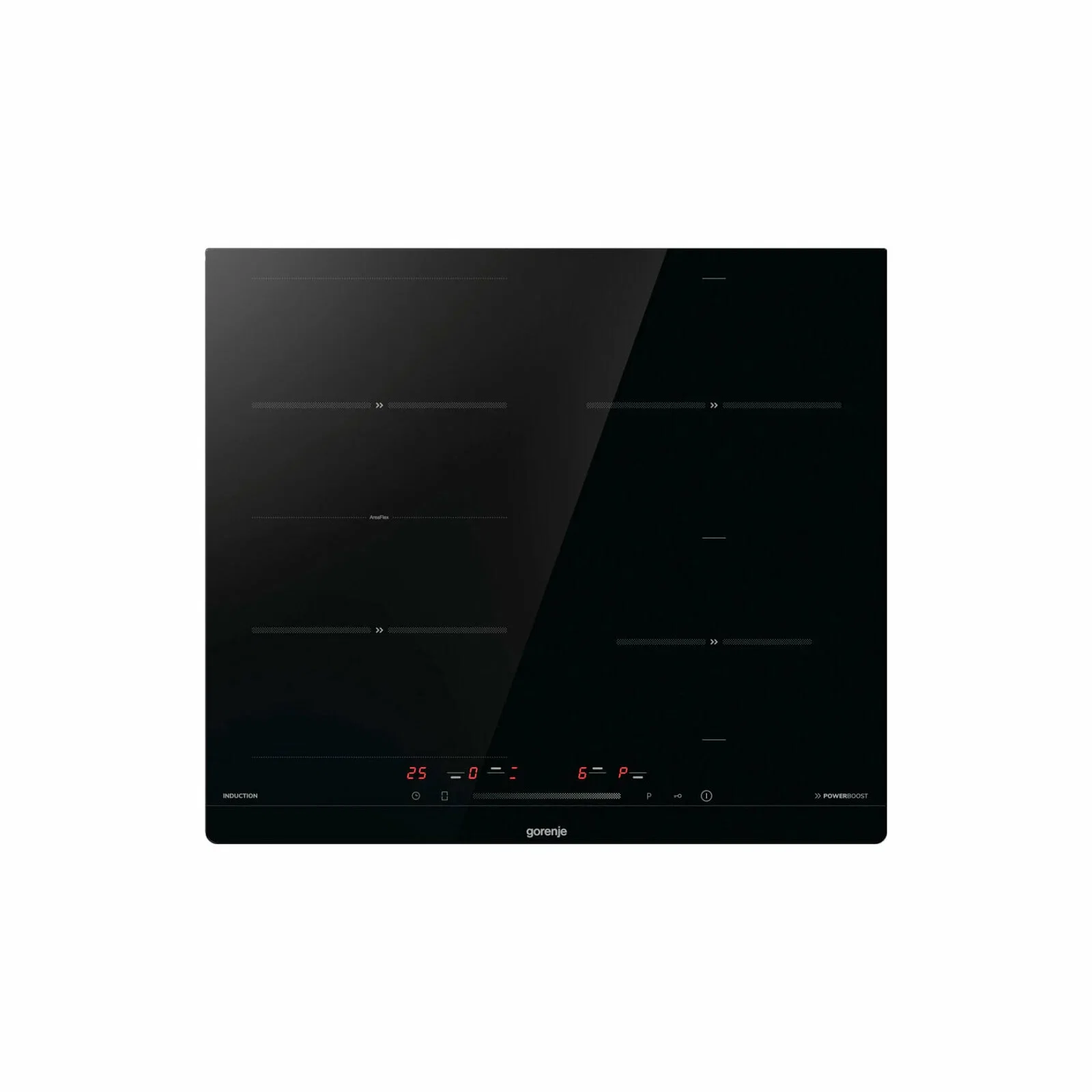 Встраиваемые индукционные панели Gorenje ISC645BSC Вид: индукционная, Тип установки: независимая, : черный, Материал варочной поверхности: стеклокерам