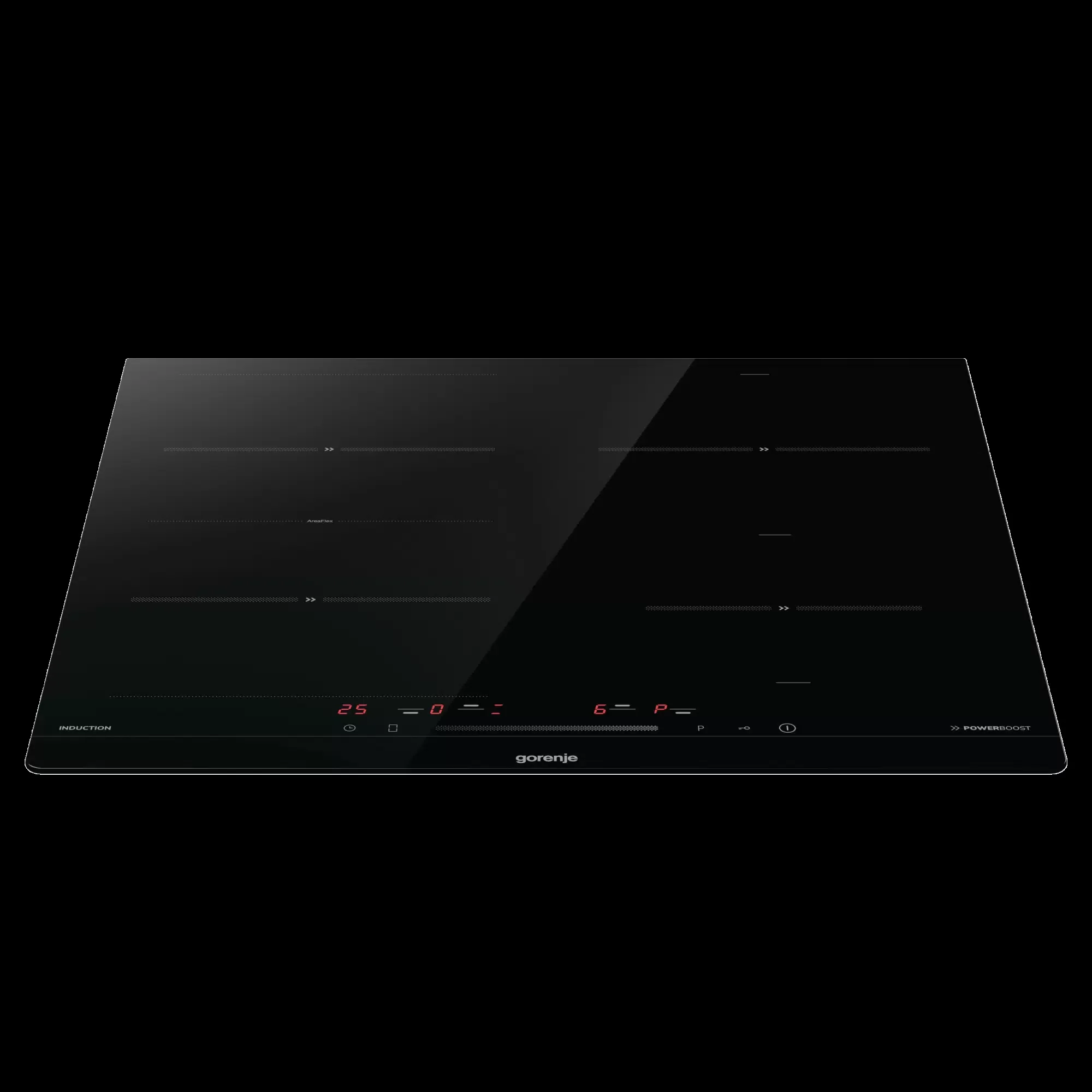 Встраиваемые индукционные панели Gorenje ISC645BSC Вид: индукционная, Тип установки: независимая, : черный, Материал варочной поверхности: стеклокерам