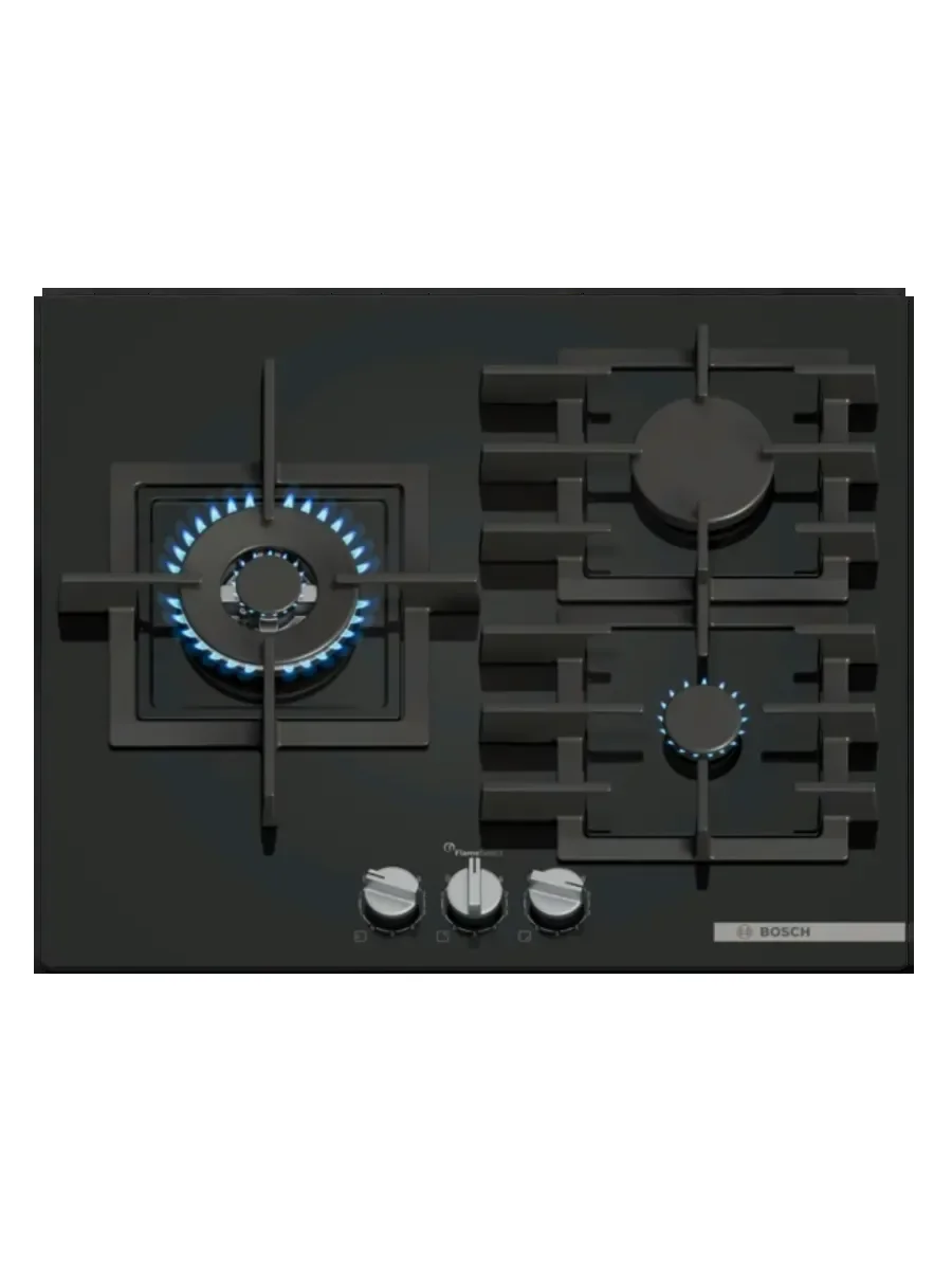 Газовая варочная панель Bosch PPC6A6I40O Serie 6 черный