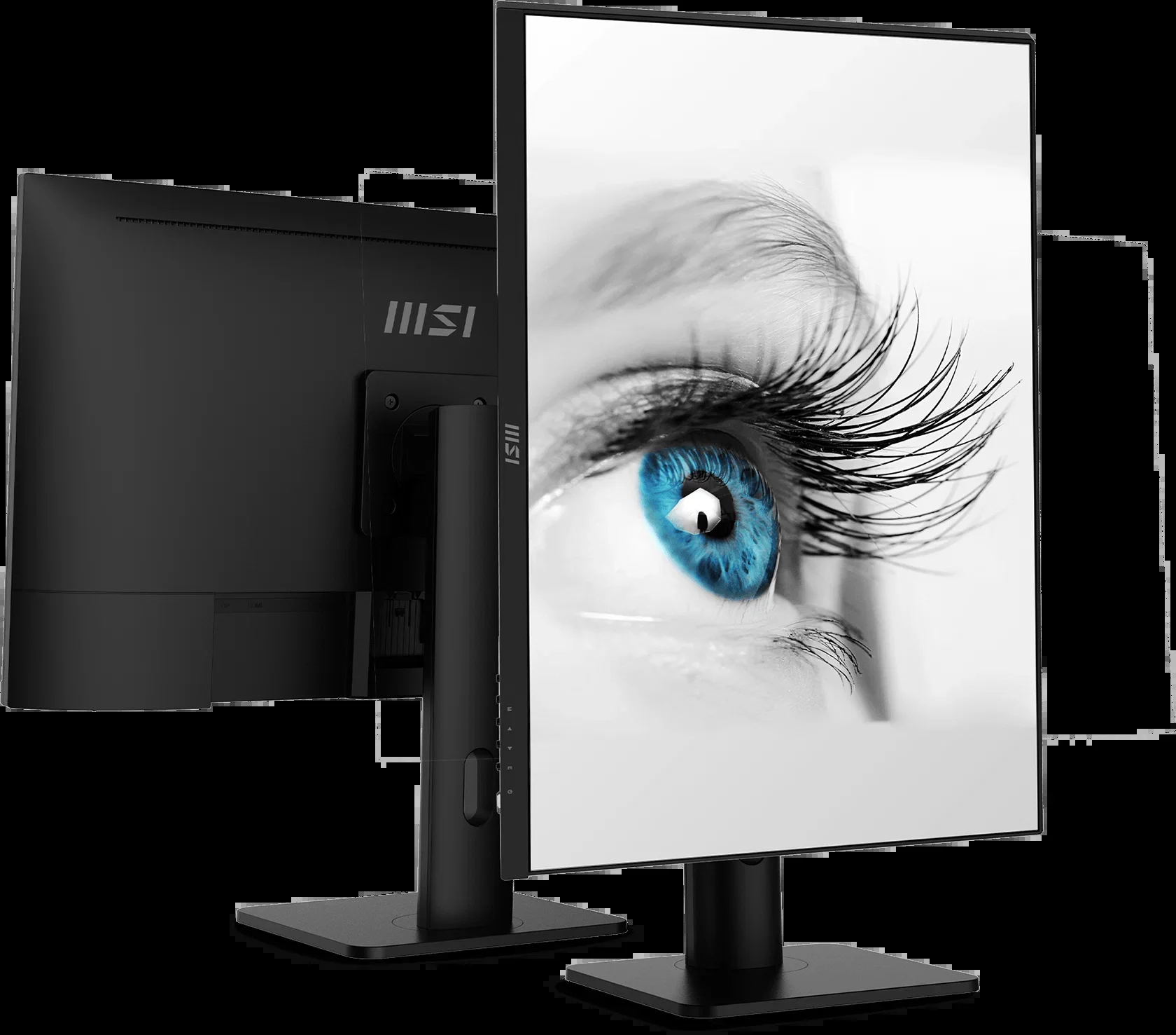 Монитор 27" MSI PRO MP273Q E7 IPS 2560x1440, 75 Гц, 1 мс, 16:9, 250 кд/м², 2×HDMI 2.0, DP 1.4, 3.5 Jack, HDR10, Adaptive-Sync, черный
