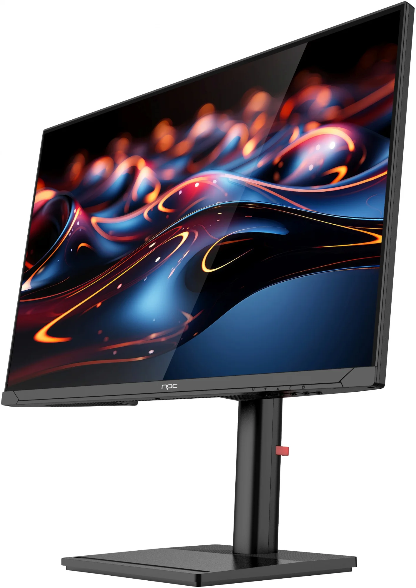 Монитор 27" NPC MD2707-K IPS 1920x1080, 240 Гц, 1 мс, 16:9, 250 кд/м², 2xHDMI, 1хDP, черный/красный