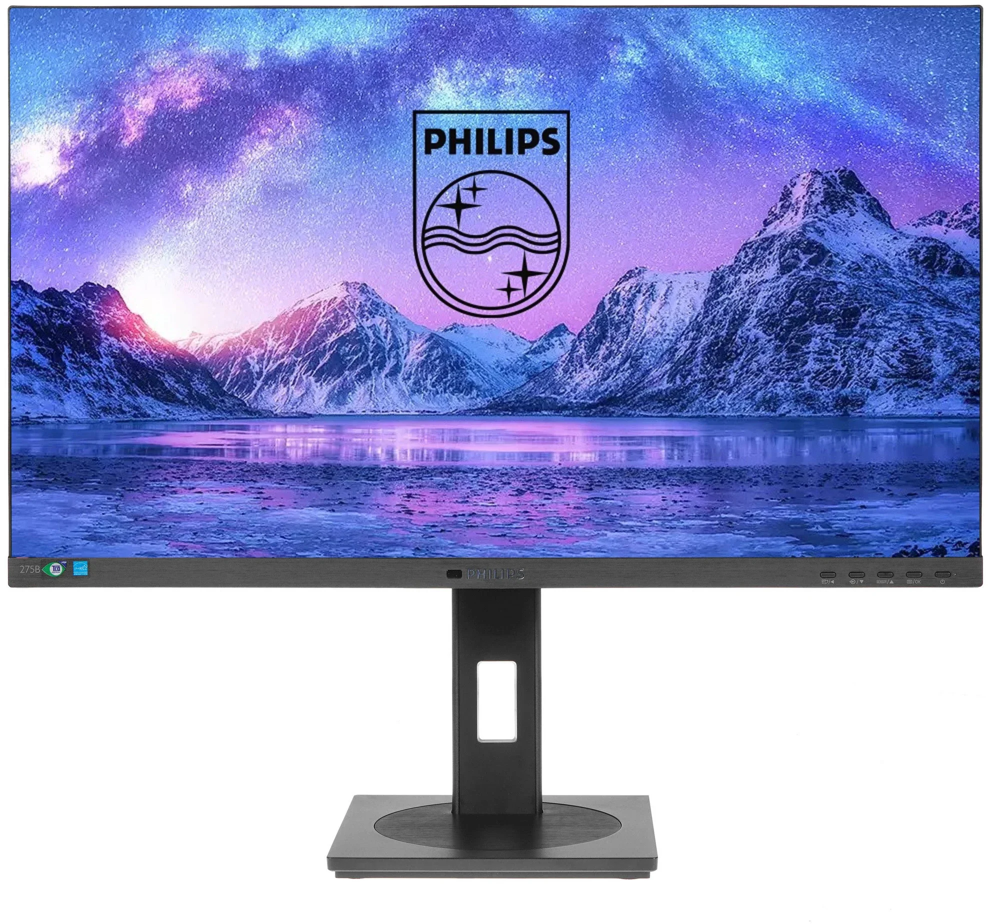 Монитор 27" Philips 275B1 IPS 2560x1440, 75 Гц, 4 мс, 300 кд/м2, 16:9, 1xHDMI, 1xDP, 1x3.5 мм, черный