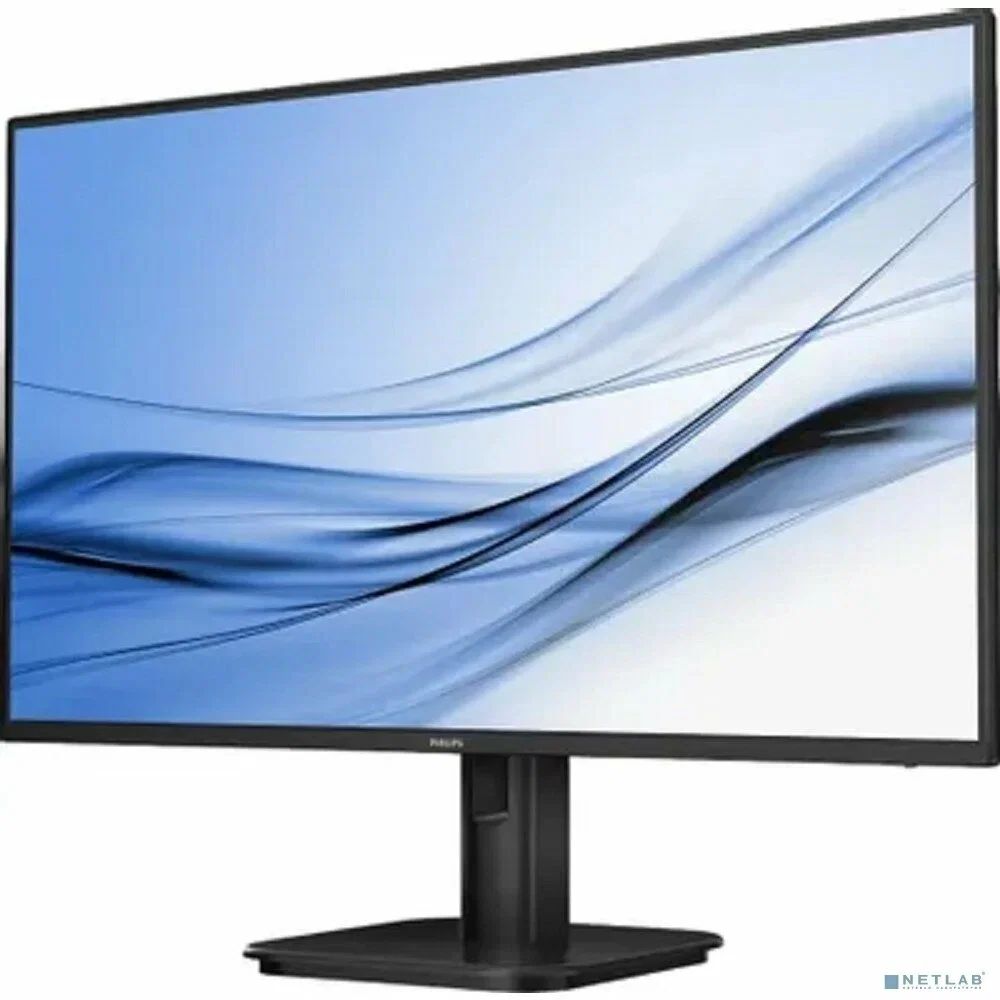Монитор 27" Philips 27E1N1200A IPS 1920x1080, 100 Гц, 4 мс, 16:9, 300 кд/м², HDMI 1.4, DP 1.2, VGA, 3.5 мм, динамики (2x2 Вт), черный