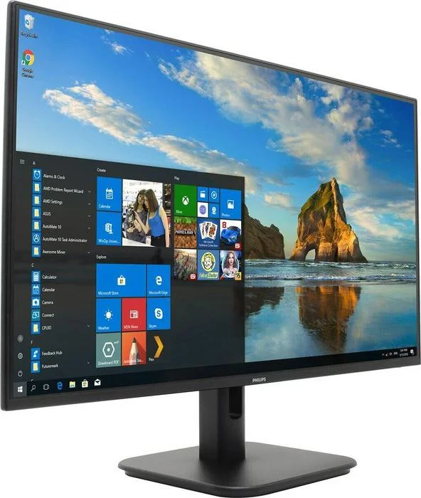 Монитор 27" Philips 27E1N2100A IPS 1920x1080, 120 Гц, 4 мс, 16:9, 300 кд/м², VGA, HDMI 1.4, 3.5 Jack, динамики (2x2 Вт), HDR10, Adaptive-Sync, черный