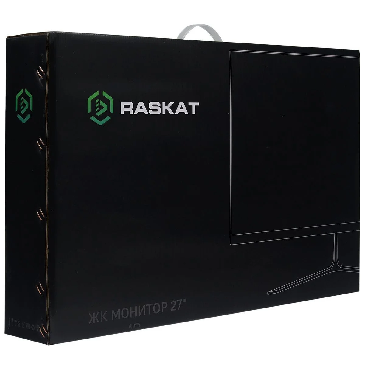 Монитор 27" Raskat I27F10DAW IPS 1920x1080, 100 Гц, 5 мс, 16:9, 250 кд/м2, 1xVGA, 1xHDMI, 1хDP, 2x3 Вт, белый