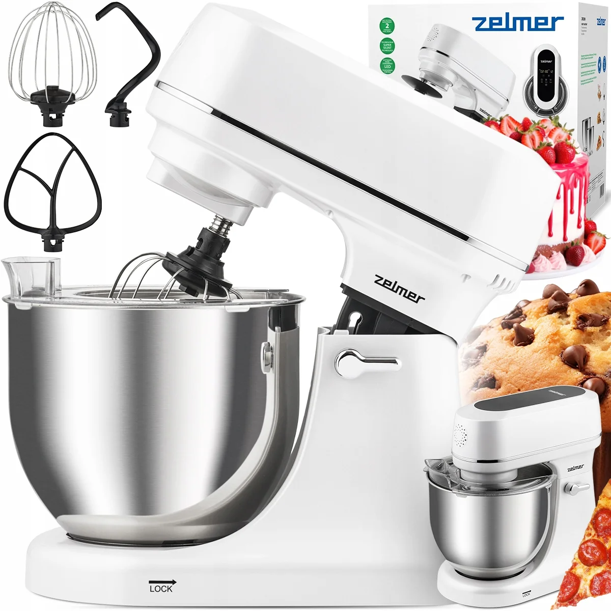 Миксер планетарный ZKR2000 ZELMER