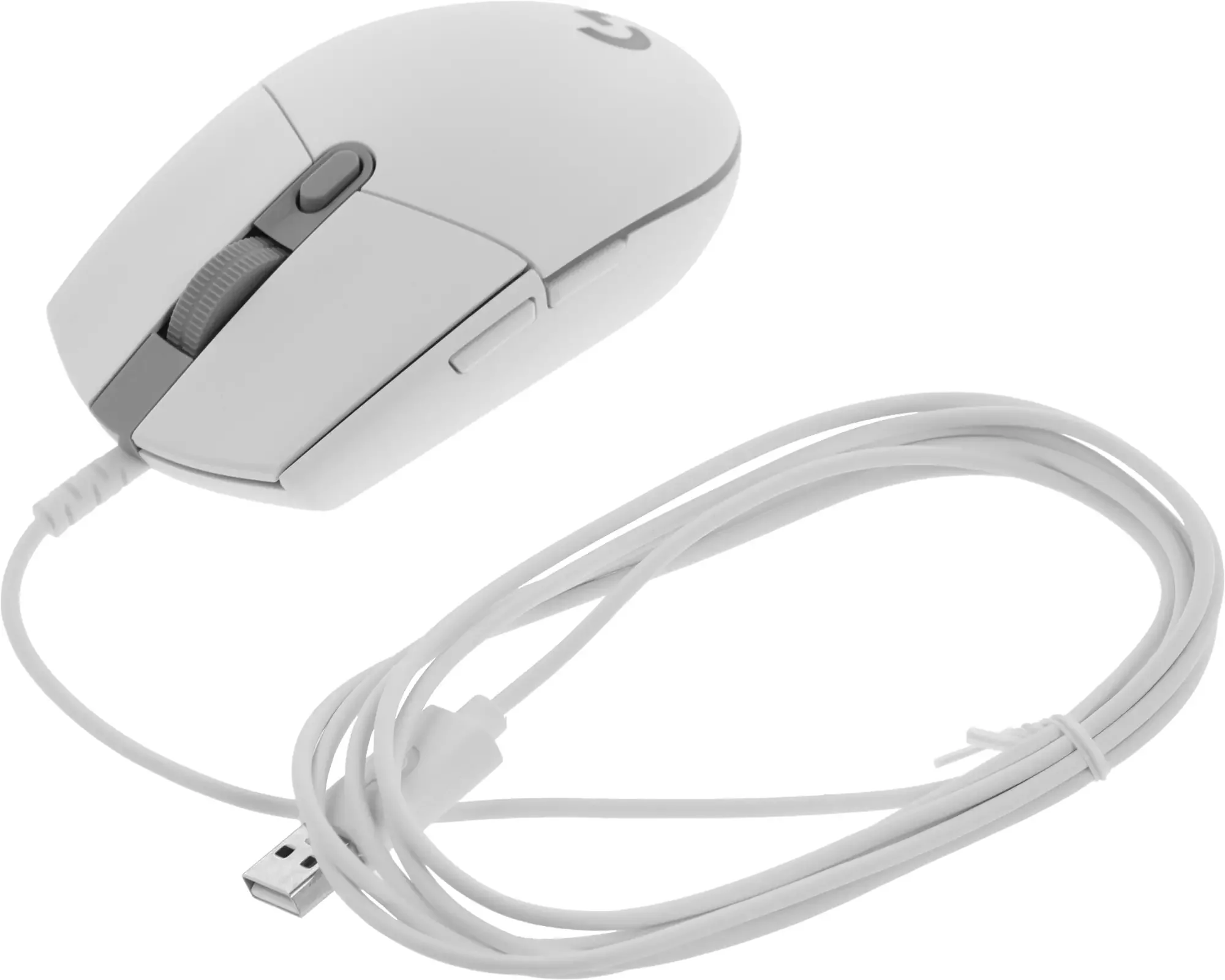 Мышка проводная USB OPTICAL G102 LIGHTSY WHITE 910-005809 LOGITECH