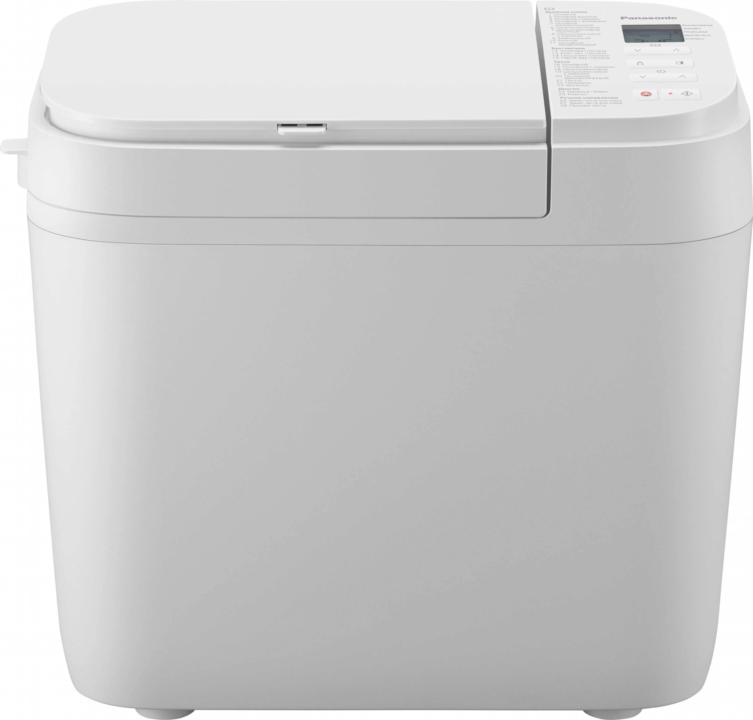 Хлебопечка Panasonic SD-R2520WTS белый, 550 Вт, программ - 28 шт, вес выпечки - 1.1 кг