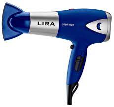Фен LIRA LR 0703 (мощность 2000Вт, 3 реж. темпер, 2 скорости)