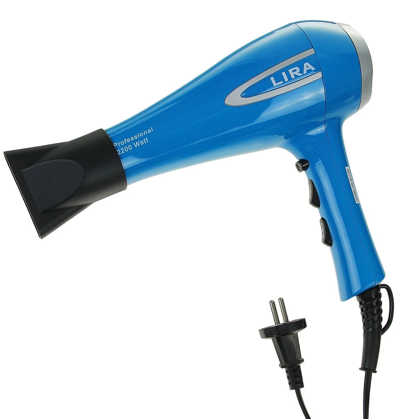 Фен LIRA LR 0706 (мощность 2200Вт, 3 реж. темпер, 2 скорости)