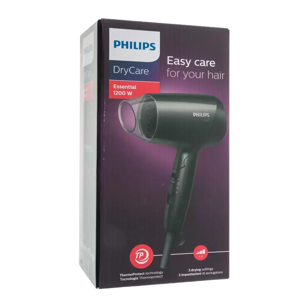 Фен Philips BHC010/10 (1200Вт, 1 насадка, 3 скорости, 3 режим.темп.)