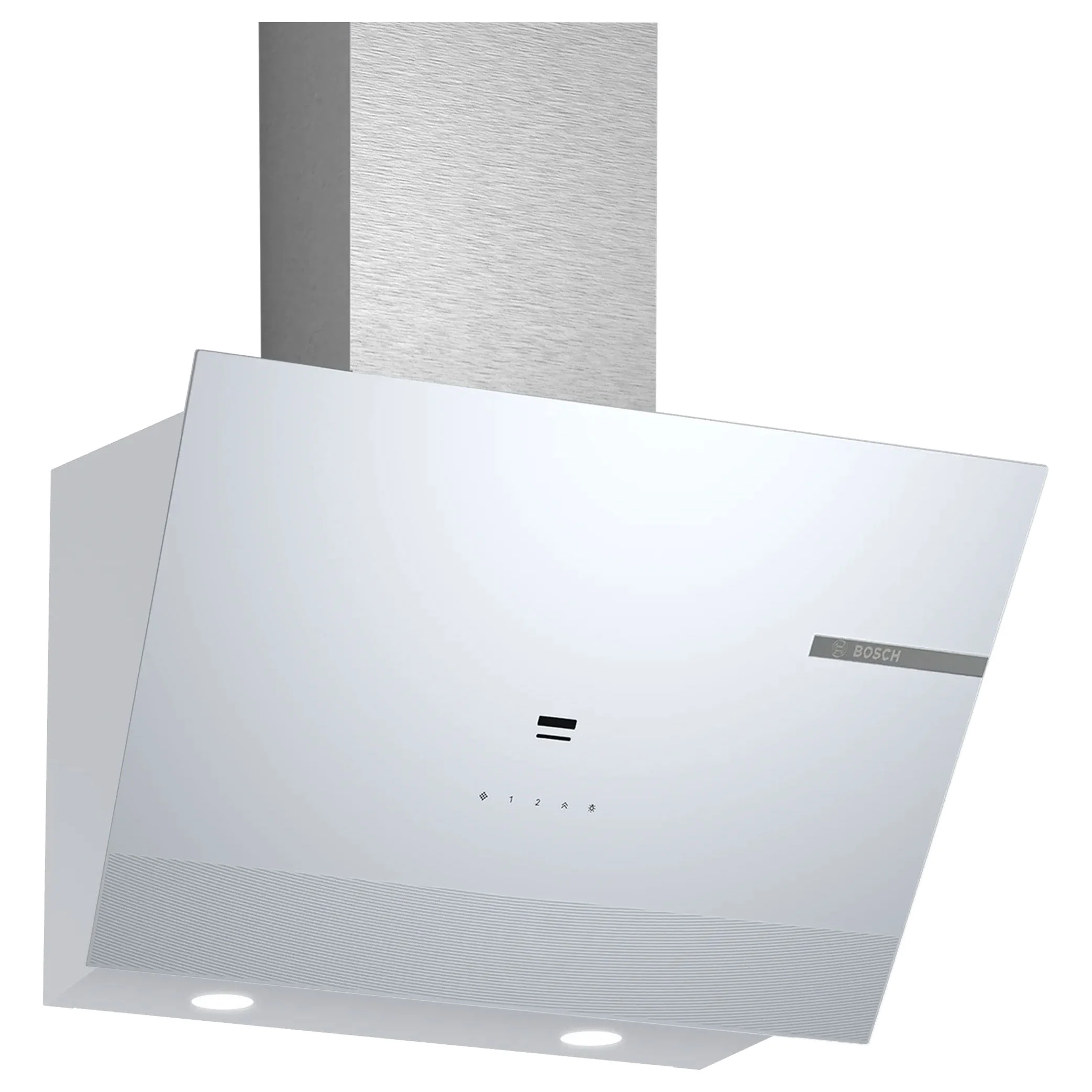 Вытяжка наклонная Bosch DWK66PJ20T белый, 60 см, 700 куб. м/ч, 71 дБ