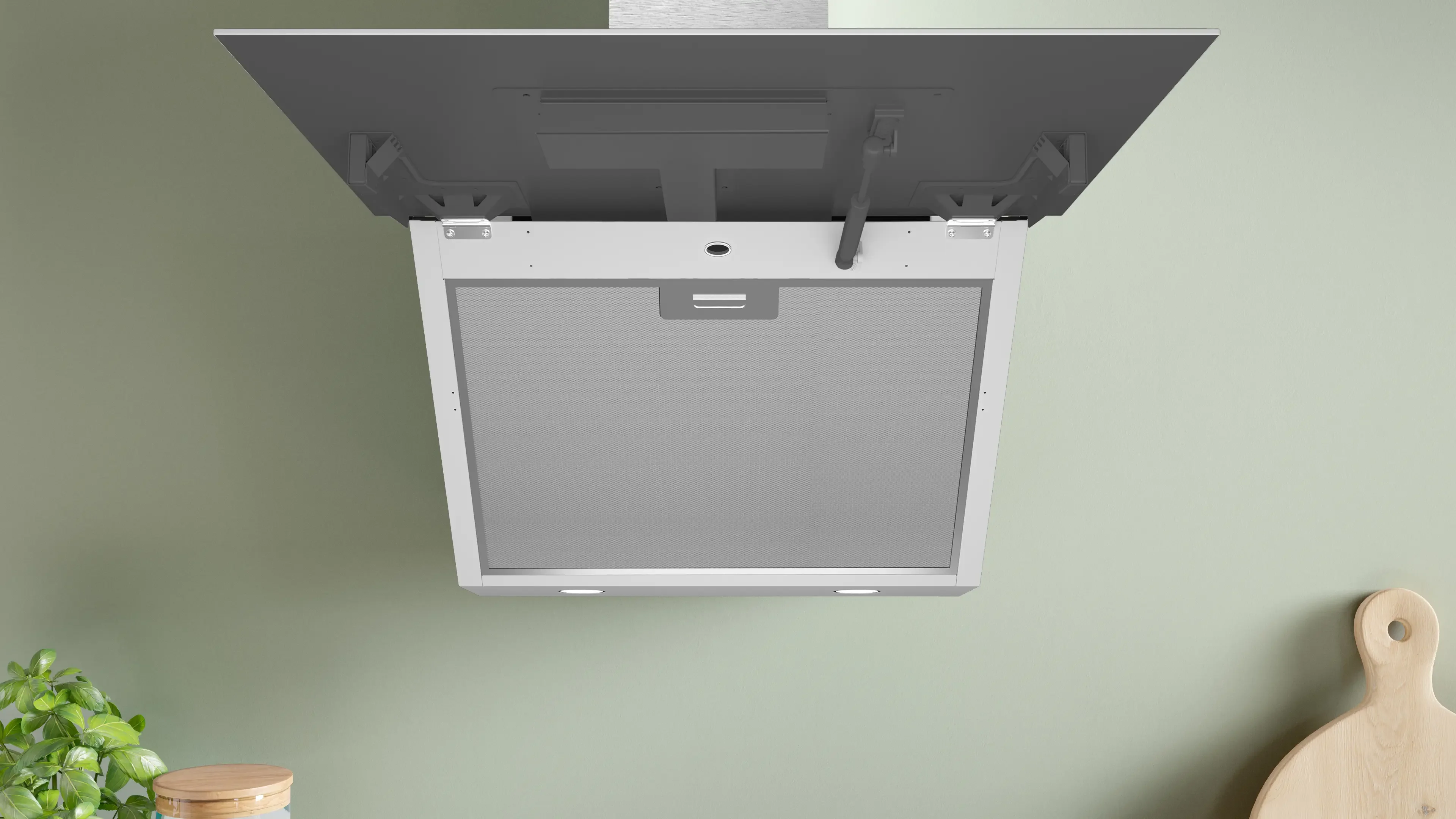 Вытяжка наклонная Bosch DWK66PJ20T белый, 60 см, 700 куб. м/ч, 71 дБ