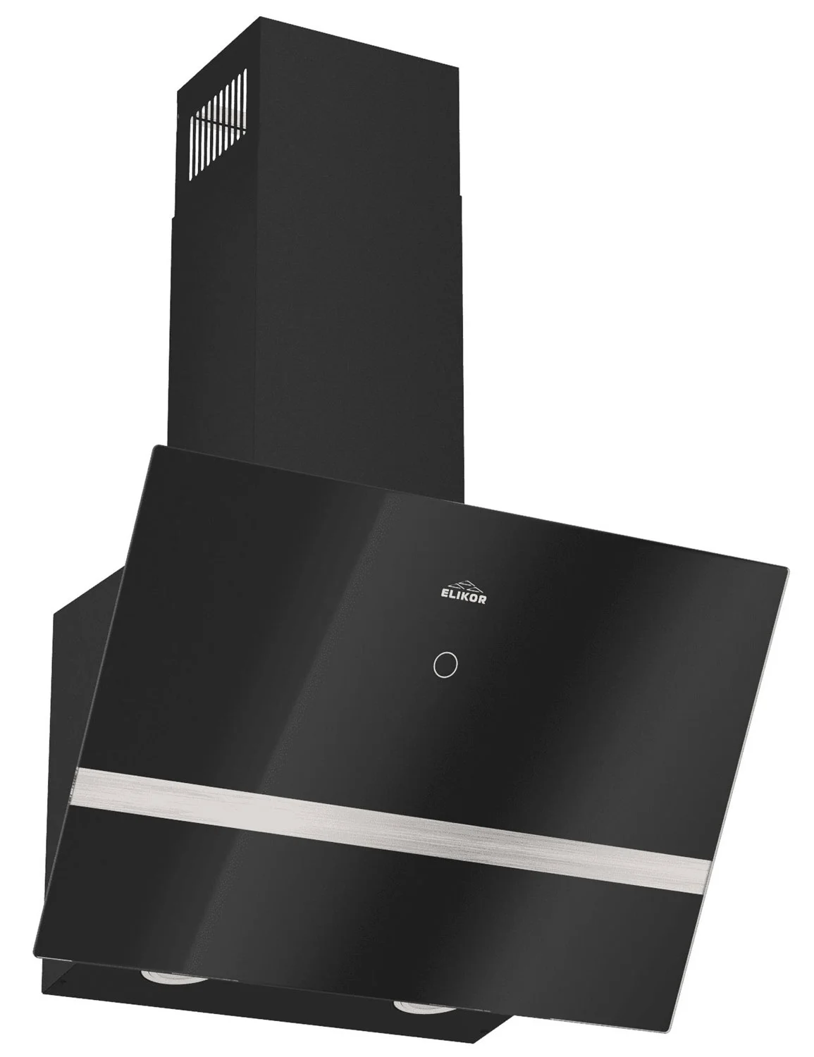 Вытяжка наклонная Elikor Rise BK 60 черный, 60 см, 750 куб. м/ч, 56 дБ