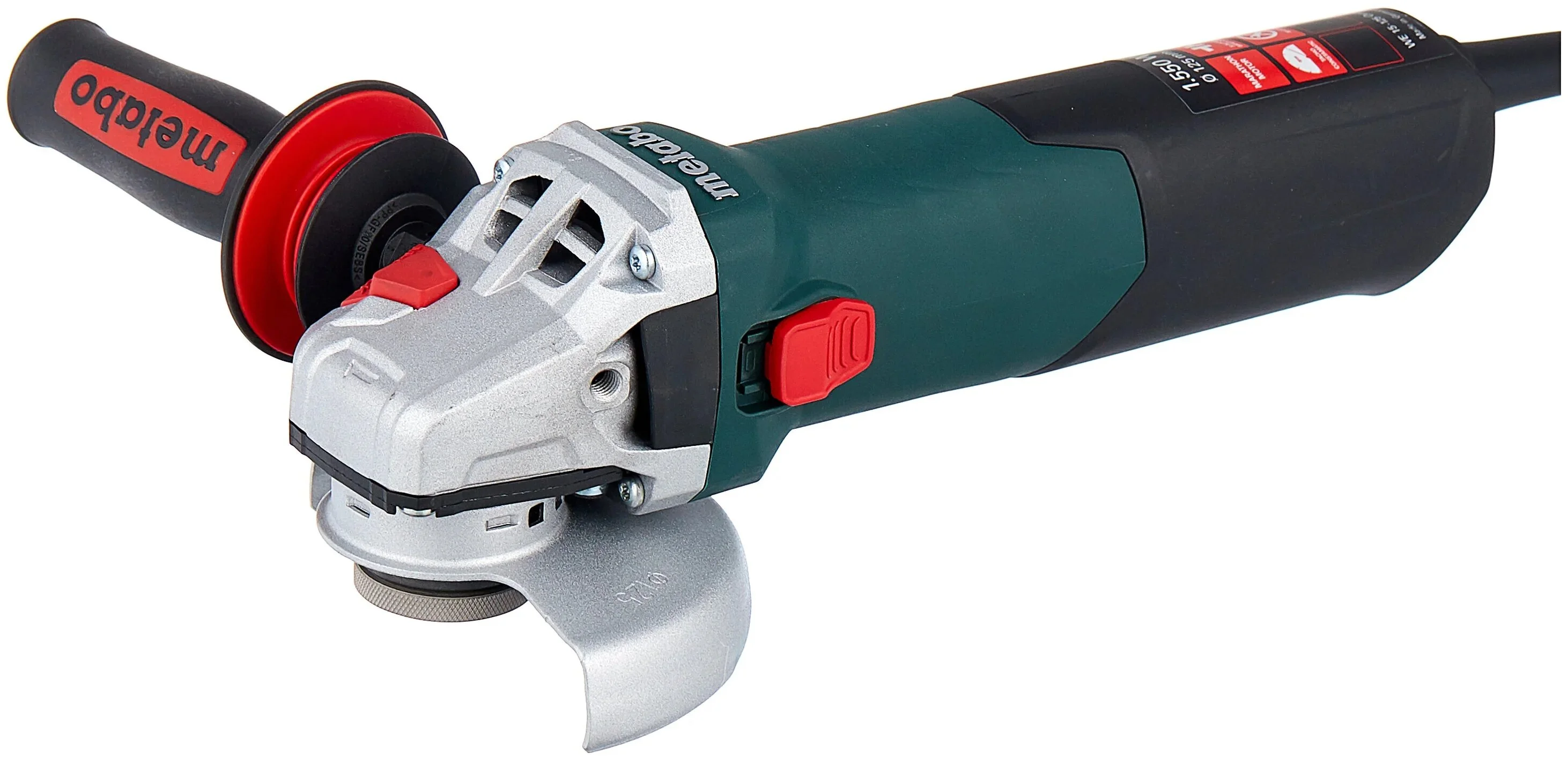 Углошлифовальная машина Metabo WEV 15-125 Quick 1550Вт 11000об/мин рез.шпин.:M14 d=125мм (600468000)