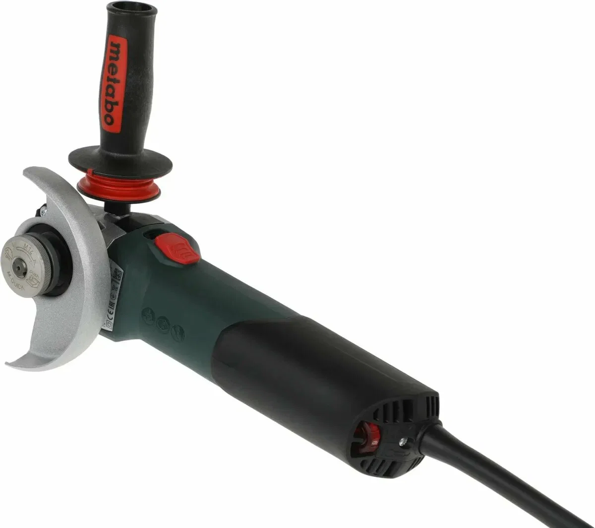 Углошлифовальная машина Metabo WEV 15-125 Quick HT 1550Вт 9600об/мин рез.шпин.:M14 d=125мм (600562000)