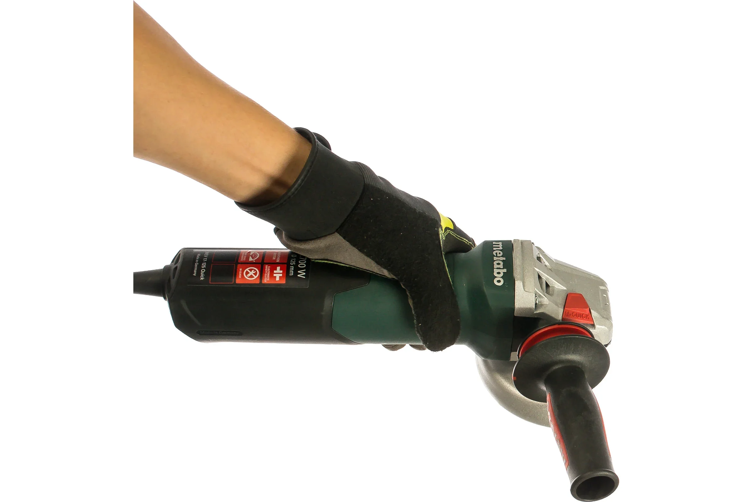 Углошлифовальная машина Metabo WEV 17-125 Quick 1700Вт 11000об/мин рез.шпин.:M14 d=125мм (600516000)