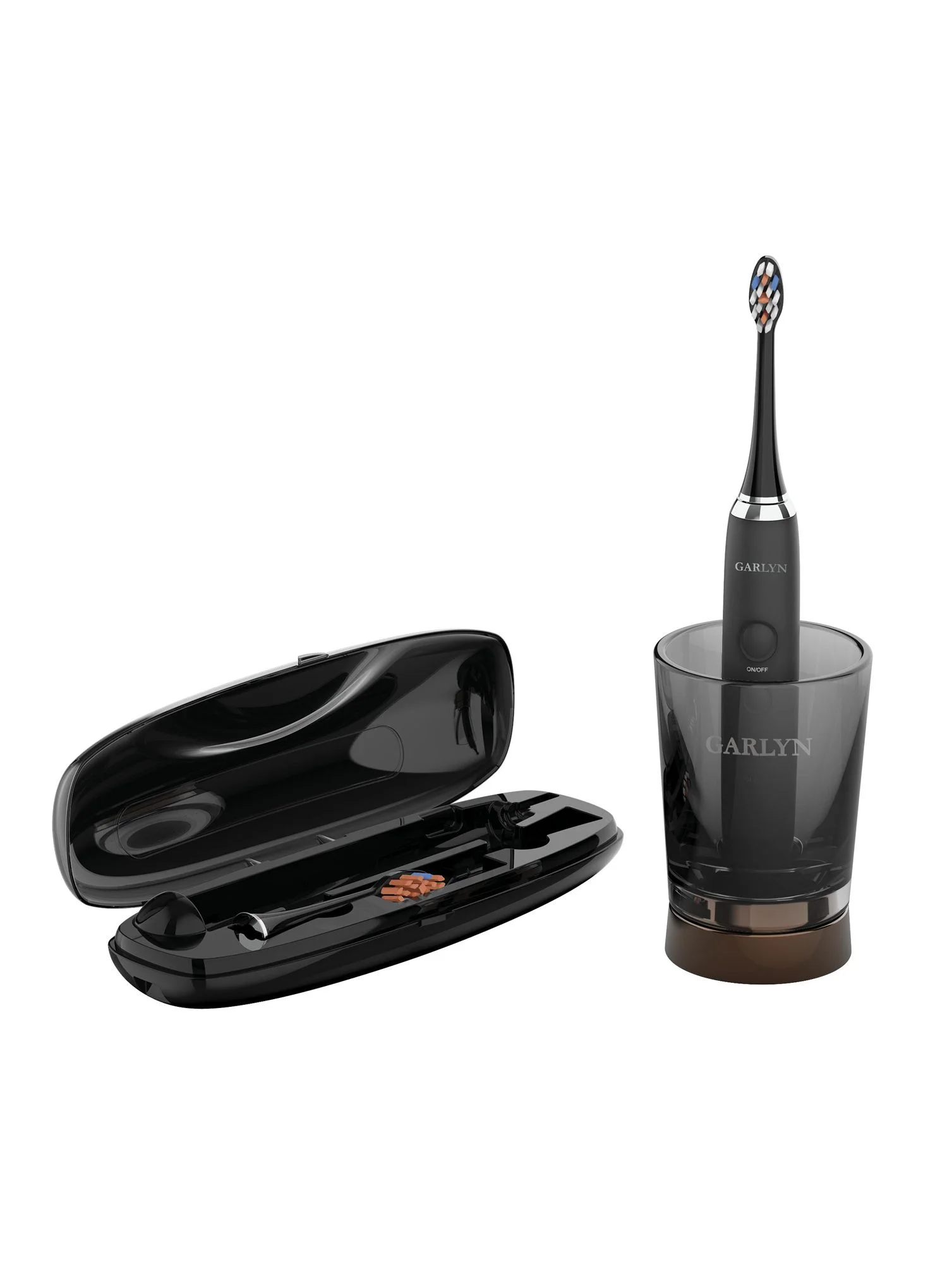 Электрическая зубная щетка Garlyn Smile Crystalcare black