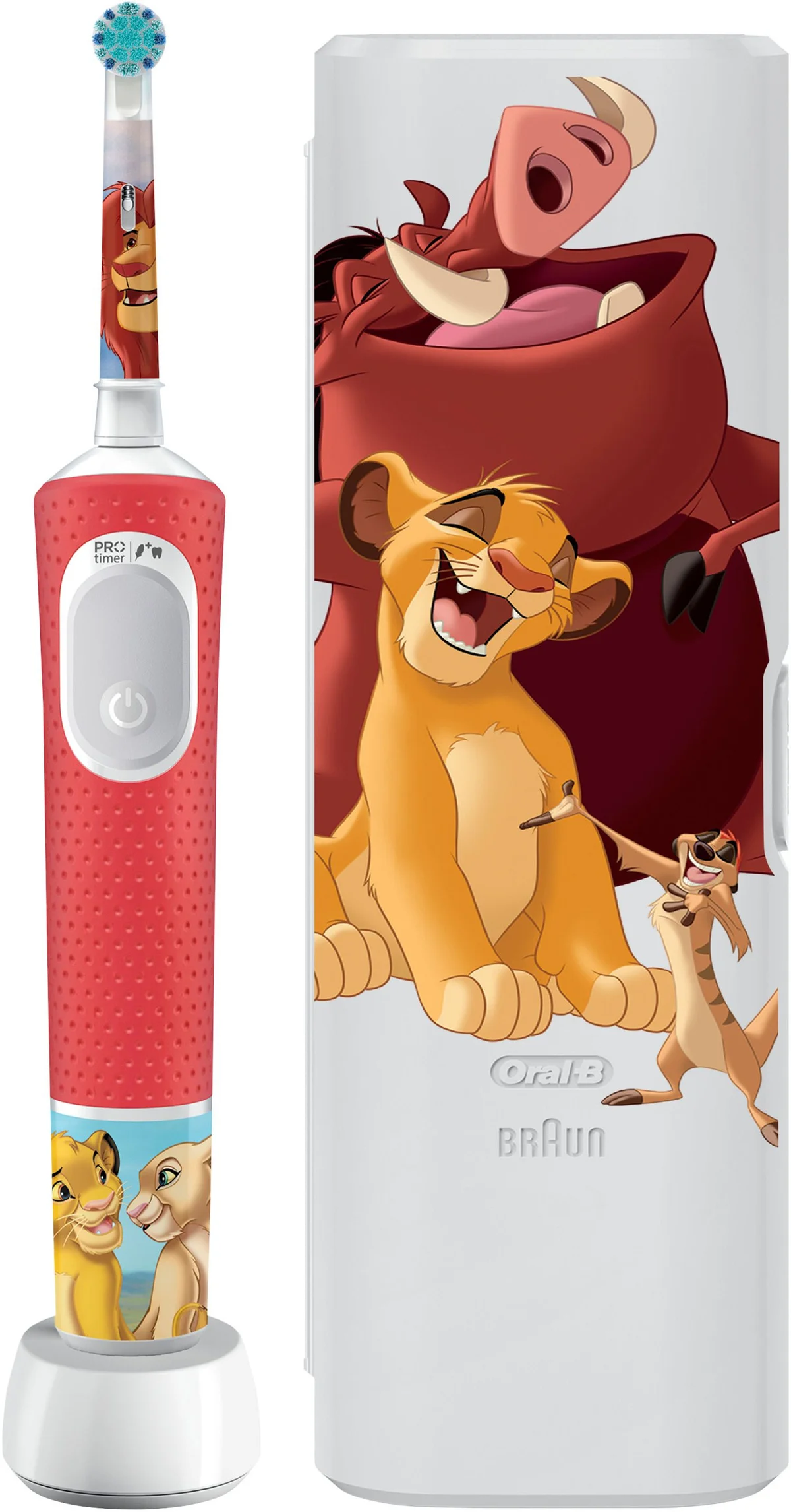 Электрическая зубная щетка Oral-B D103.413.2K+Нас PROKids EB10S 4шт ПН