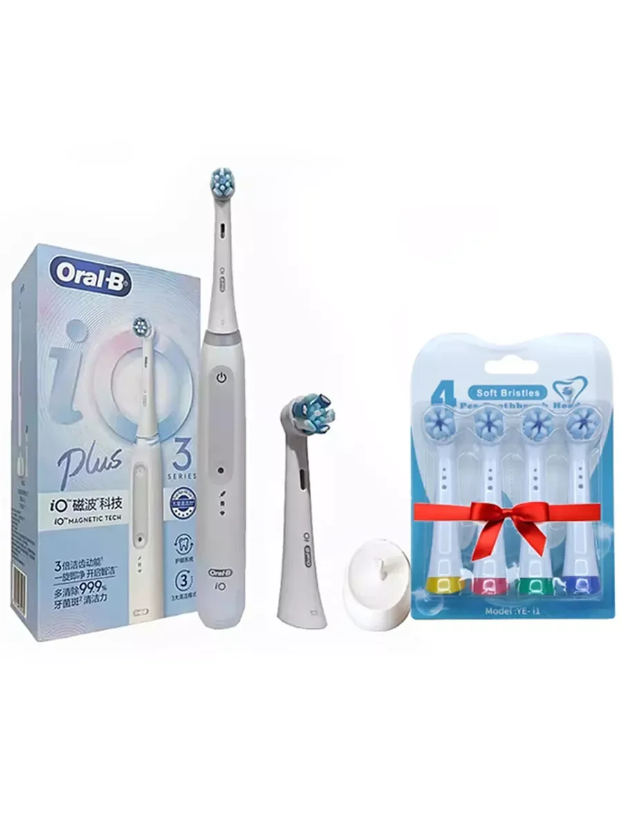 Электрическая зубная щетка Oral-B iO Series 3/iOG3.1A6.0 Pink (с насадками 4 шт)