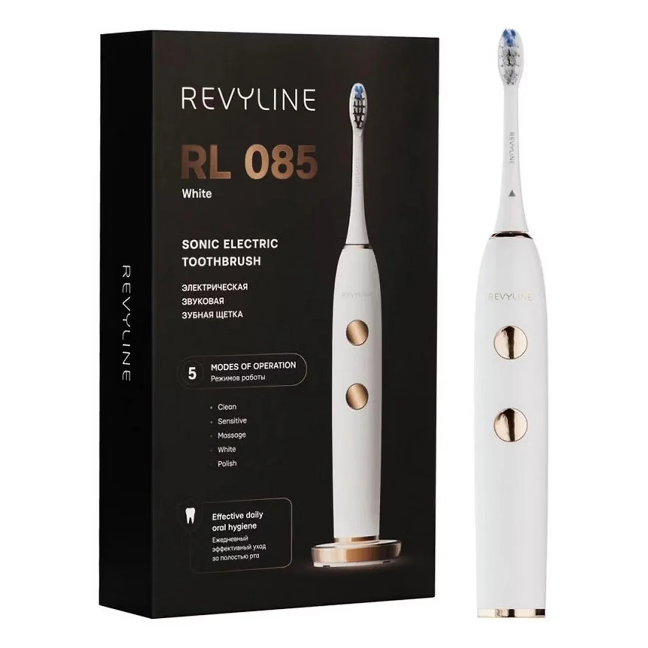 Электрическая зубная щетка Revyline RL 085, белая