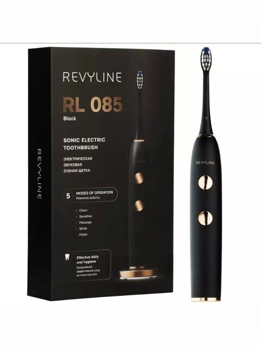Электрическая зубная щетка Revyline RL 085, черная