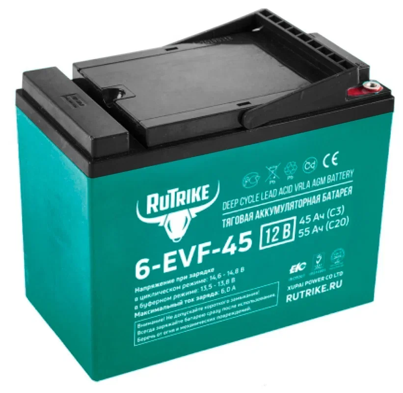Зарядное устройство для автомобилей Rutrike 6-EVF-45 (12V45A/H C3)