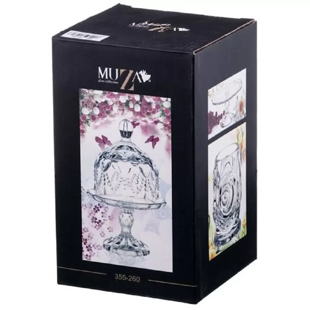 ЛИМОННИЦА НА НОЖКЕ 11*11*17 СМ. КОЛЛЕКЦИЯ "MUZA" (КОР=12ШТ.)