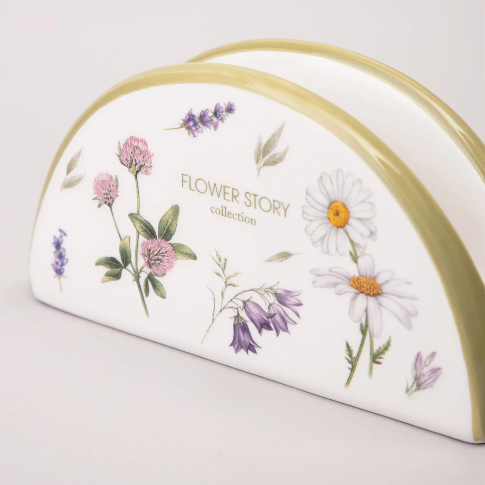 САЛФЕТНИЦА AGNESS "FLOWER STORY" 13,5*4*7 СМ (КОР=72ШТ.)