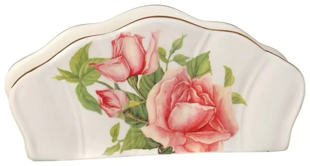 САЛФЕТНИЦА LEFARD "FLOWERS STORY" НА ДЕРЕВ. ПОДСТАВКЕ 12*4,5*9 СМ