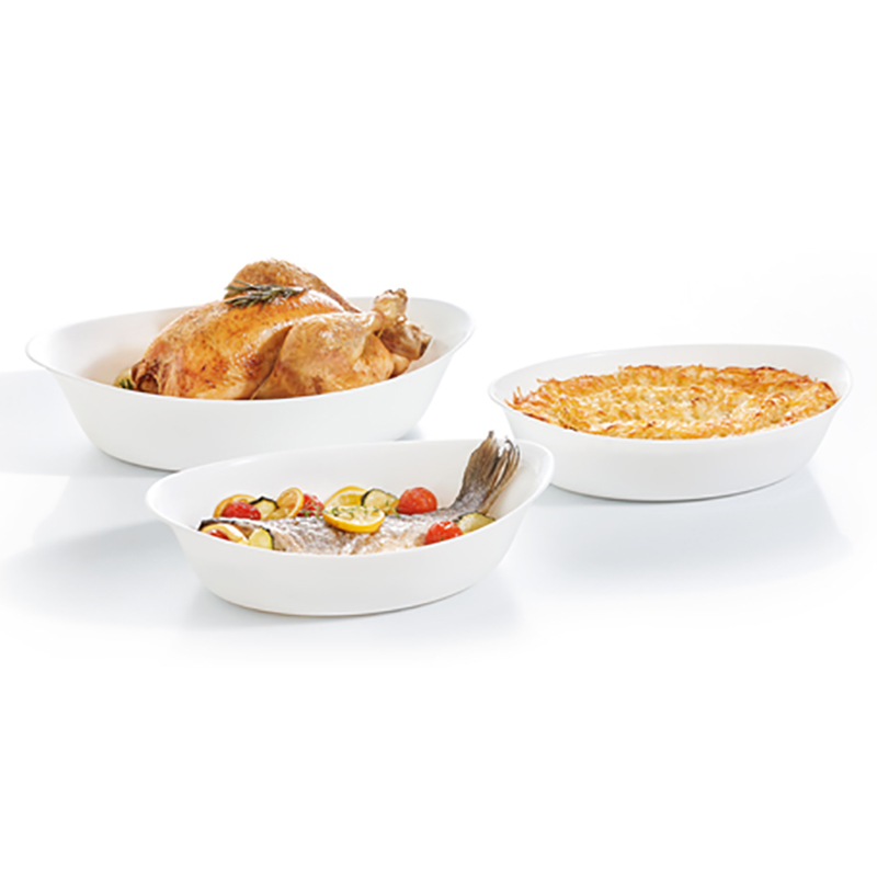 Набор блюд для запекания SMART CUISINE CARINE 3шт (38x23см + 32x20см + 29x17см) овальных