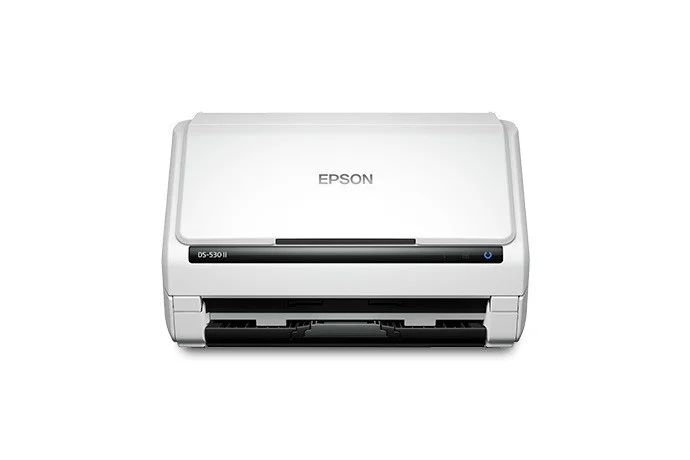 Сканер протяжный Epson WorkForce DS-530II (B11B261401/502) A4 белый/черный