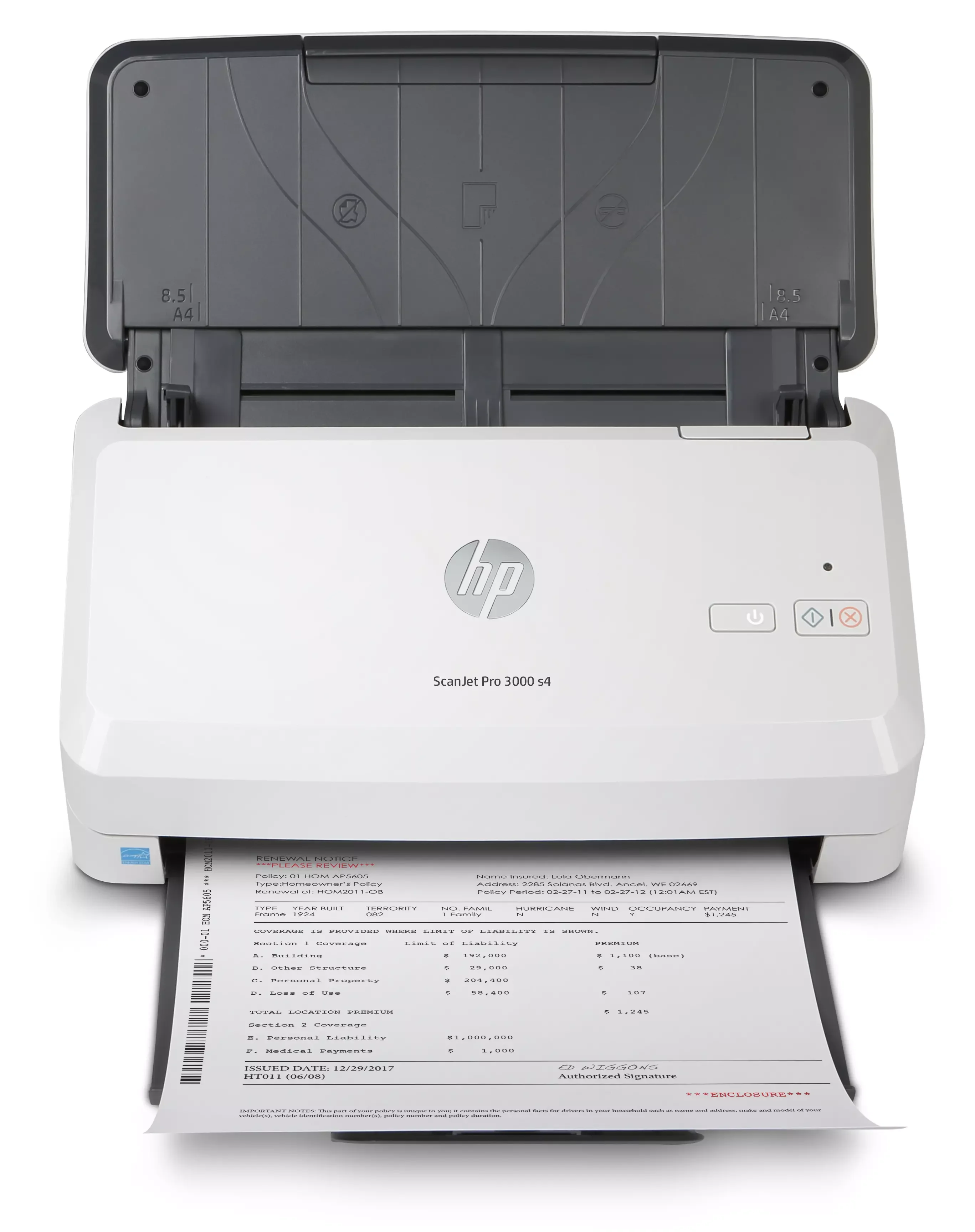 Сканер протяжный HP ScanJet Pro 2000 S2 (6FW06A) A4