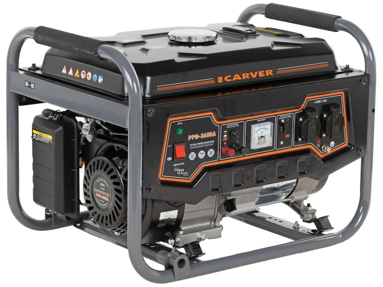 Генератор Carver PPG- 3600A 2.8кВт