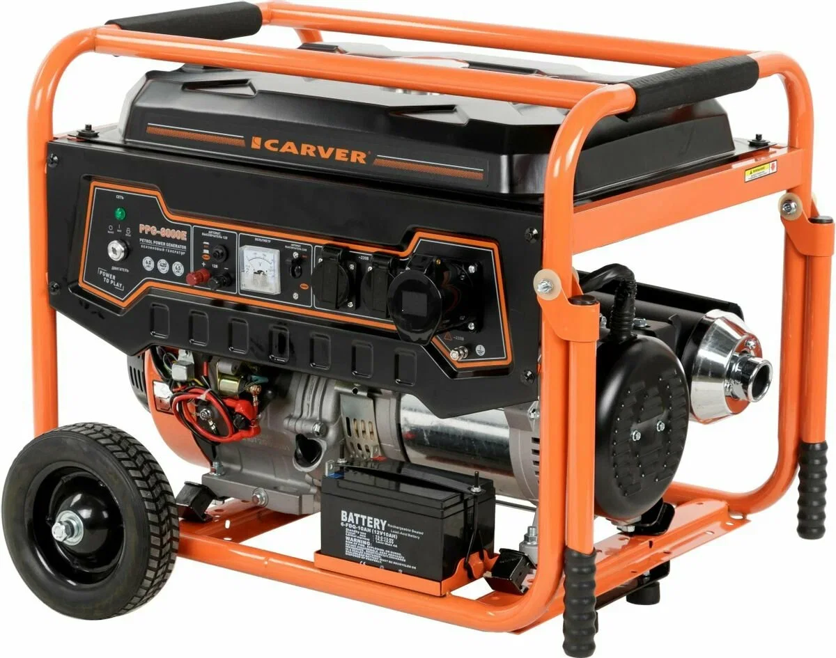 Генератор Carver PPG- 8000 6.5кВт