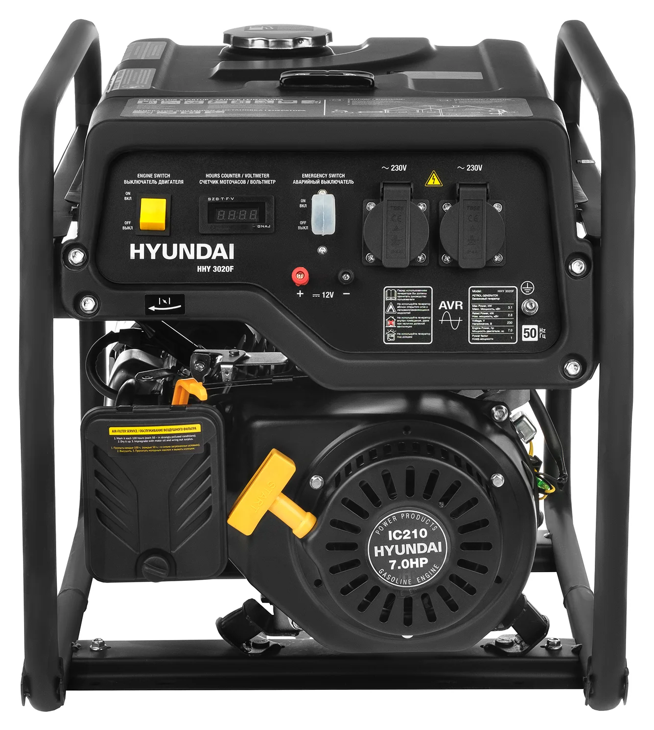 Генератор Hyundai HHY 3020F 3.1кВт
