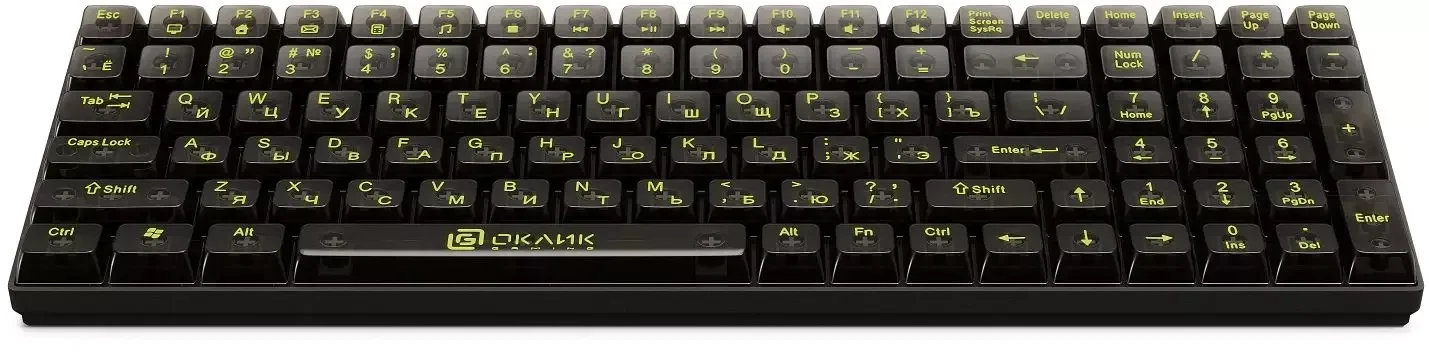 Клавиатура Oklick 915GK проводная, USB Type-A, чёрный