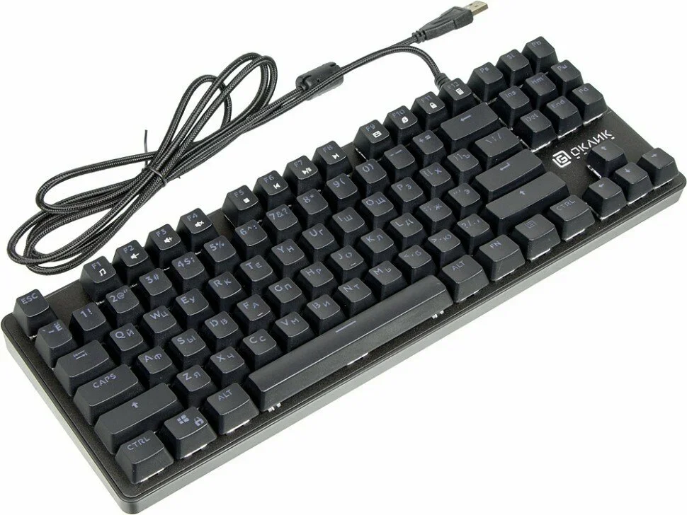 Клавиатура Oklick 969G Shotgun проводная, USB Type-A, чёрный