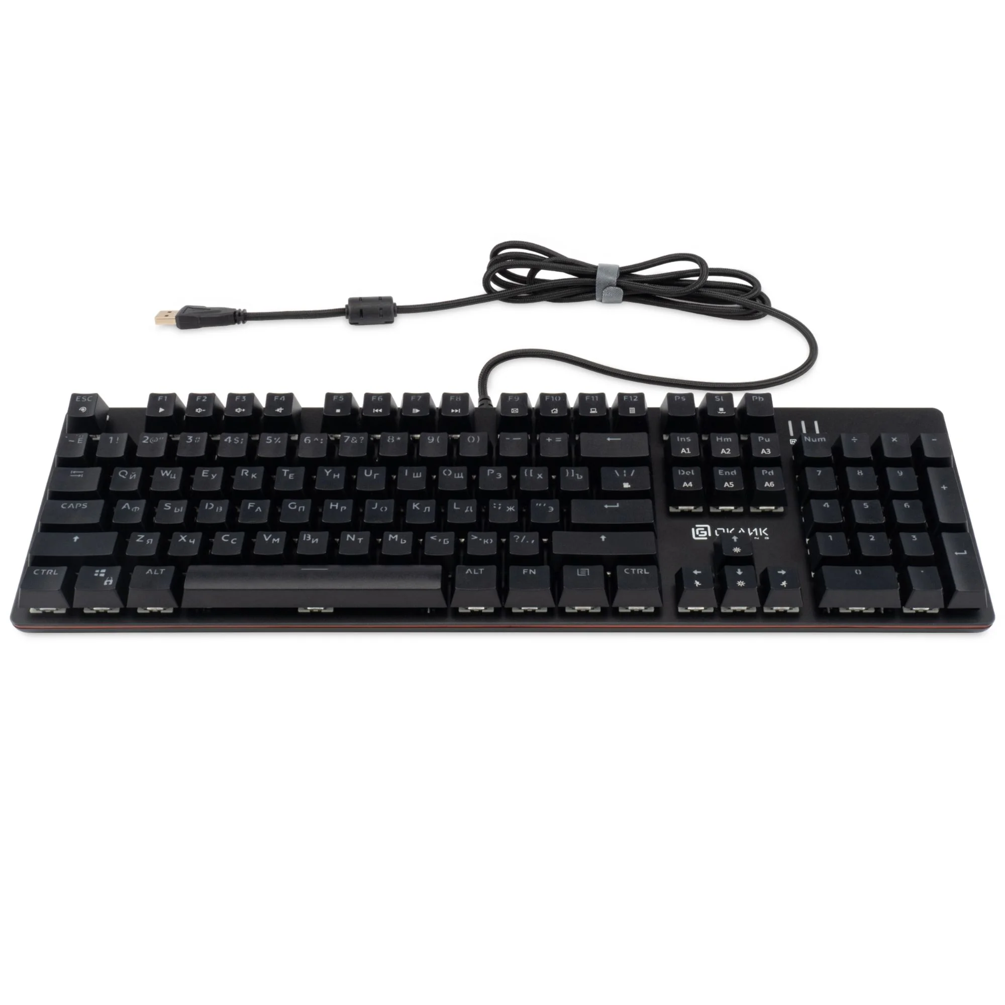 Клавиатура Oklick 990 G2 проводная, USB Type-A, чёрный