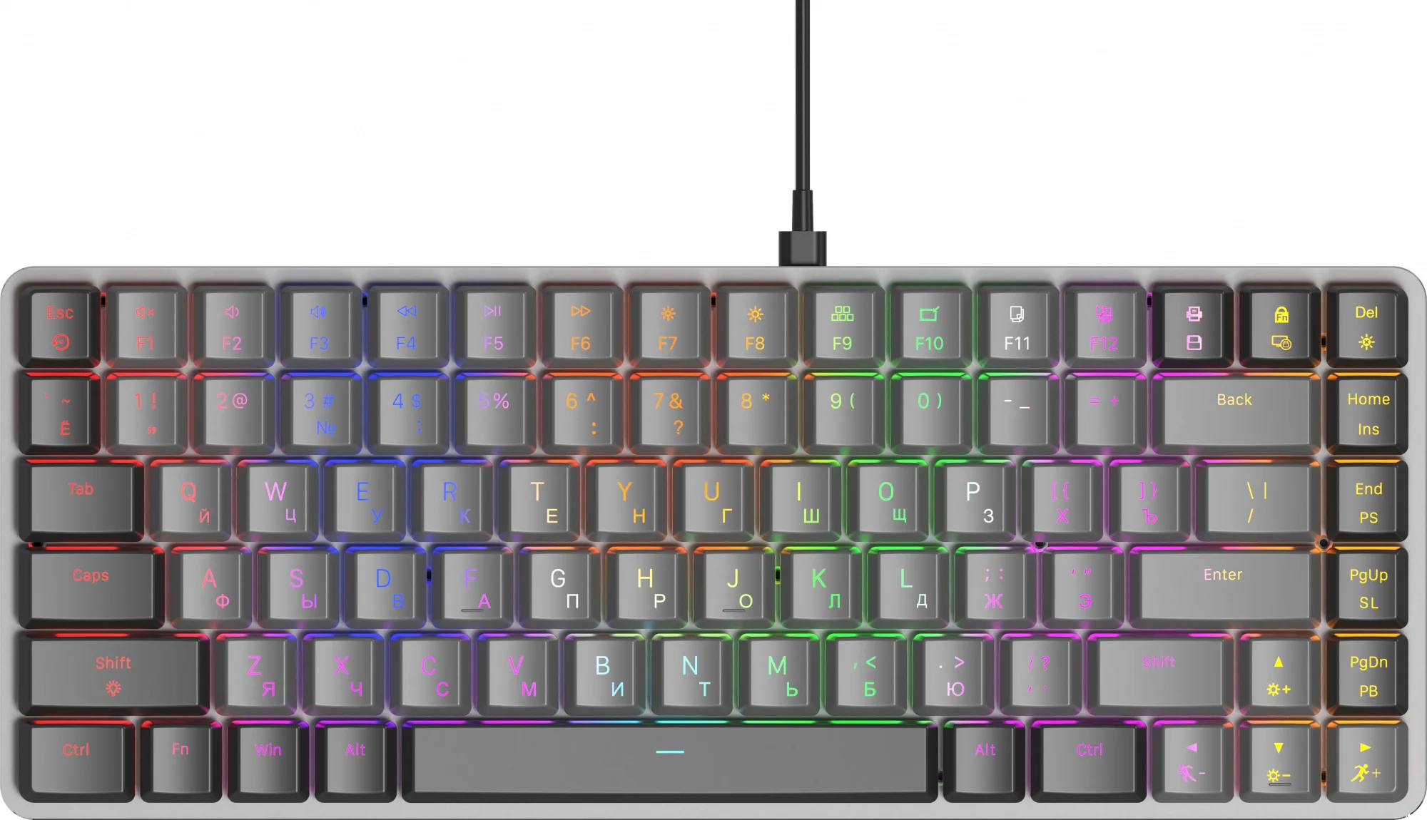 Клавиатура Oklick K615X проводная, USB Type-A, чёрный