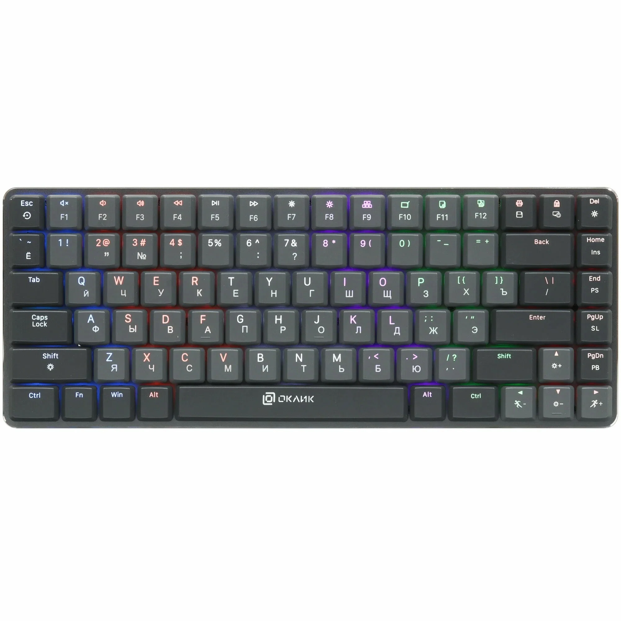 Клавиатура Oklick K615X проводная, USB Type-A, чёрный