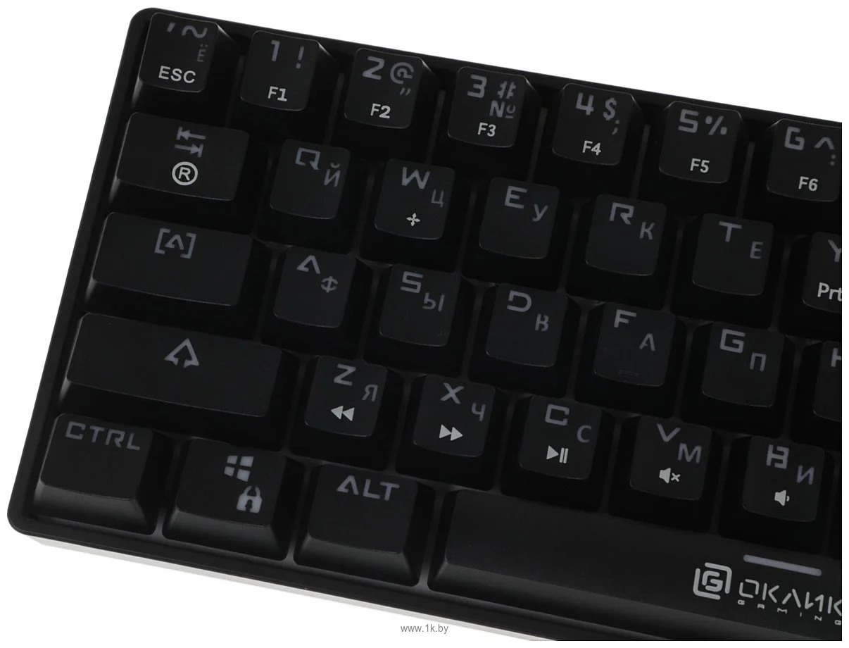 Клавиатура Oklick K713X проводная, USB Type-A, чёрный