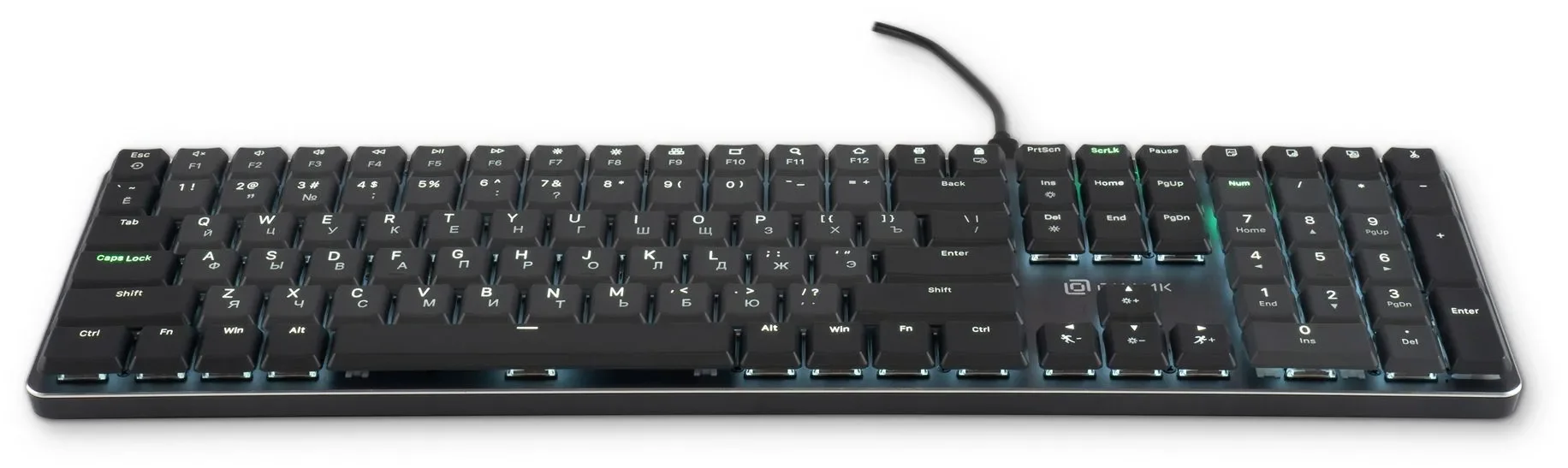 Клавиатура Oklick K953X проводная, USB Type-A, чёрный
