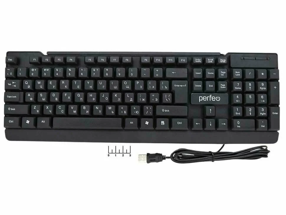 Клавиатура Perfeo "NICE" Multimedia, USB, черный PF_A4795