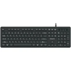 Клавиатура Philips SPK6264 проводная, USB Type-A, чёрный