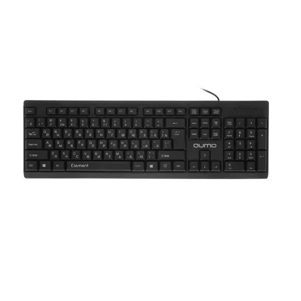 Клавиатура Qumo Office Element K65 проводная, USB Type-A, чёрный