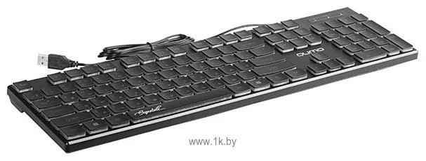 Клавиатура Qumo Office Signature K69 проводная, USB Type-A, чёрный